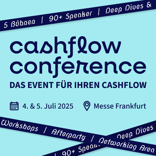Startseiten-Kachel Einladung Cashflow Conference 2025